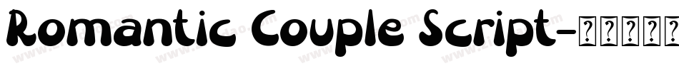 Romantic Couple Script字体转换